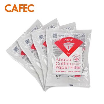 日本三洋 V形漂白麻纖101濾紙(1-2人)400枚入