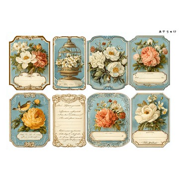 【10月新作】20-103-0206 裁切紙・拼貼素材