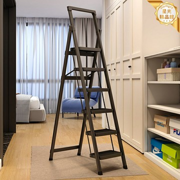 【加厚穩固】摺疊梯 家用梯 伸縮梯 人字梯 多功能梯 便攜梯 加厚鋁合金 防滑踏板 可伸縮摺疊 客廳宿舍閣樓儲物