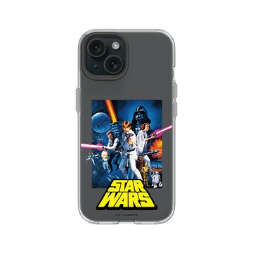 iPhone 15 Clear 透明 - 迪士尼-星際大戰 Star Wars - 星際大戰四部曲：曙光乍現-電影海報
