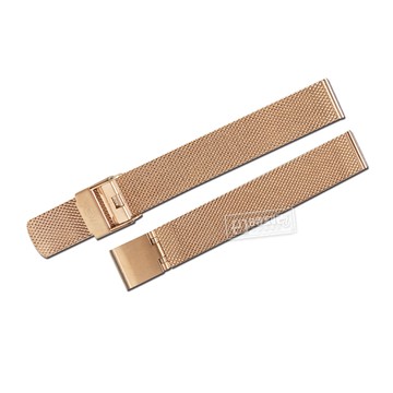 DW Daniel Wellington / DW00200139 / 米蘭編織不鏽鋼錶帶-玫瑰金色 /14mm