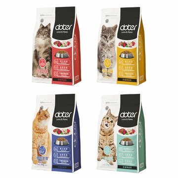 doter 【單包組】美味貓糧 1.5kg (全齡貓/貓飼料)