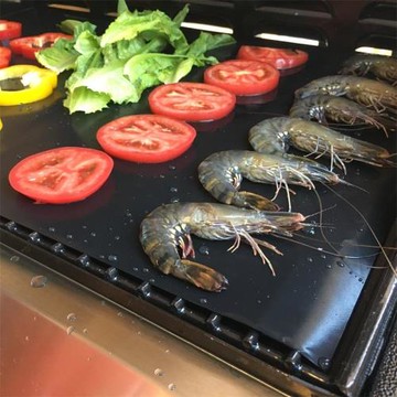 Bluedrop戶外野營不沾燒烤墊煎爐不沾墊BBQ鐵板燒墊裁切烘焙墊