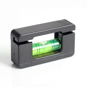 🔥桃園出貨-磁性掛綫水平儀穿綫支架水平尺迷你水平泡珠支架水準方形氣泡防摔