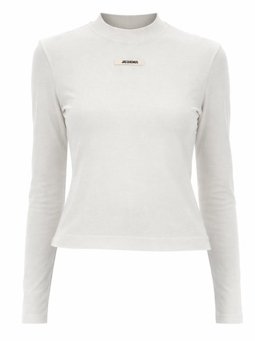 jacquemus the grosgrain long-sleeved shirt