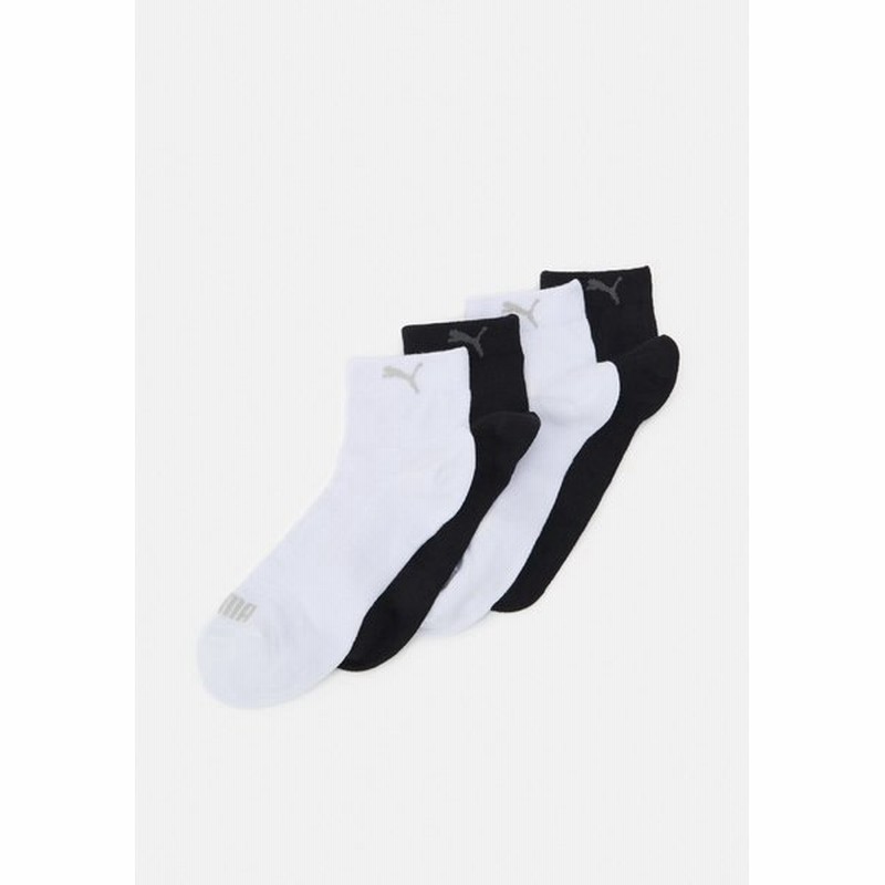 プーマ 靴下 レディース アンダーウェア Women Quarter 4 Pack Socks Black White 通販 Lineポイント最大0 5 Get Lineショッピング