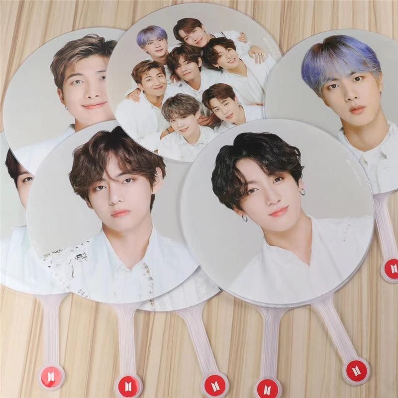 BTSグッズ うちわ 団扇 防弾少年団 写真 応援グッズ SPEAK YOURSELF ...