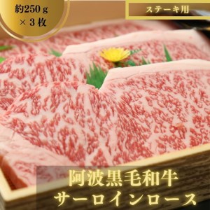 ステーキ 牛肉 250g×3枚 750g 国産 黒毛和牛 阿波牛 サーロイン ロース 冷蔵 お肉 大人気ステーキ 人気ステーキ 国産ステーキ 和牛ステーキ 黒毛和牛ステーキ 阿波牛ステーキ 牛肉ステーキ 徳島県産ステーキ 徳島県ステーキ 絶品ステーキ 冷蔵ステーキ ステーキ