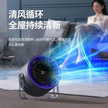 新款桌面高速渦輪風扇usb數顯迷你靜音便攜100檔大風力暴力小風扇