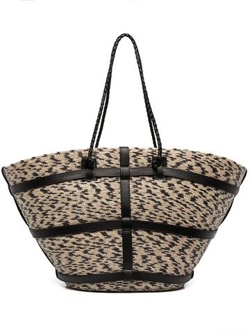 Altuzarra - large Watermill woven bag - women - Straw/Cactus Leather - One Size - Black
