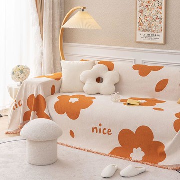 沙發巾 沙發罩套 沙發蓋布 雪尼爾四季通用 防貓抓沙發巾 全包ins風沙發套罩雙面加厚 時尚