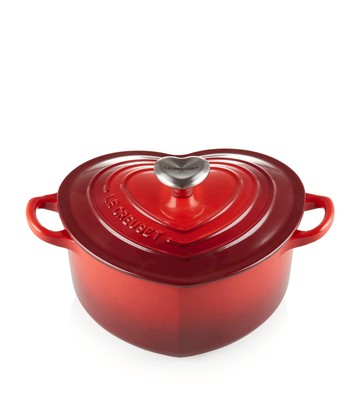 Le Creuset Heart Shape Cast Iron Casserole Dish