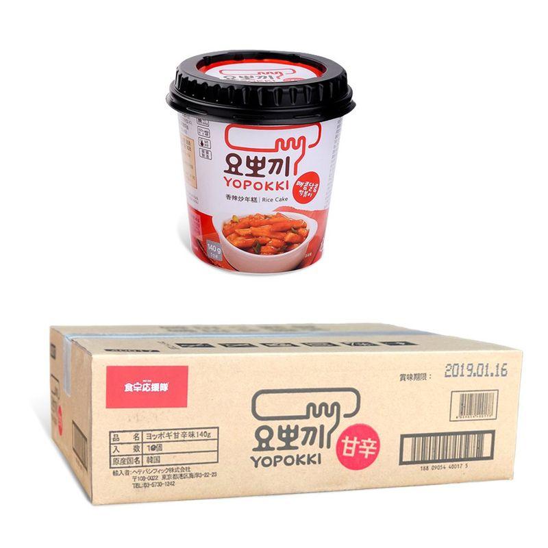 ヘテ ヨポキ 即席カップトッポキ (140g)カップ トッポキ×10個セット韓国食品 通販 お餅 韓国食材 韓国料理 韓国トッポキ