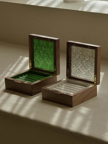 Square Flora Delicate Decorative Box