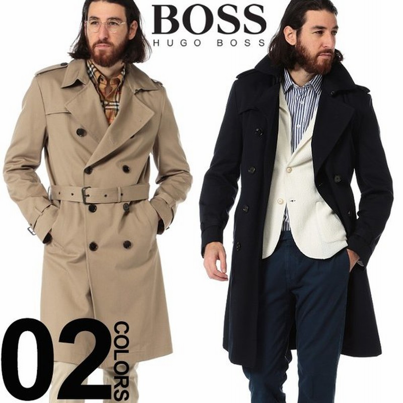 ヒューゴ ボス Hugo Boss トレンチコート ダブル Dan6 コットン 撥水 ブランド メンズ ビジネス ロング スプリングコート Hbdans9 通販 Lineポイント最大0 5 Get Lineショッピング