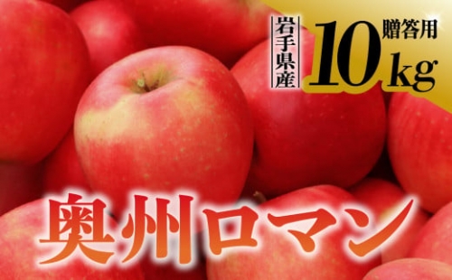  りんご 奥州ロマン 贈答用 10kg 岩手県 金ケ崎町産 10月下旬発送予定