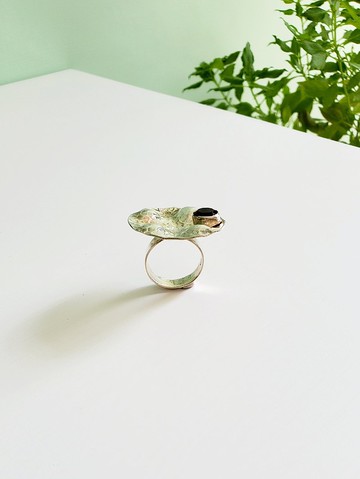 印度風格紫水晶銀戒指