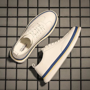 2025新款小白鞋男鞋秋季透氣潮鞋休閑鞋子男皮鞋韓版百搭潮牌板鞋