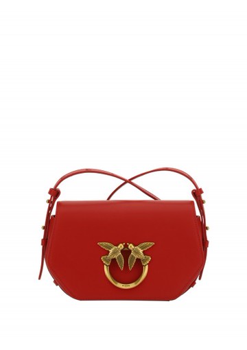 Pinko - Love Exagon Bag - Womens - Red