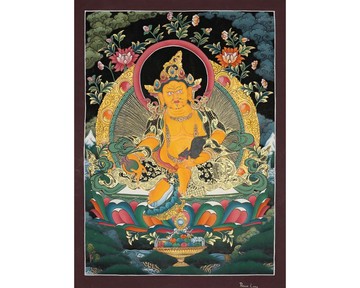 贊巴拉唐卡－寧靜能量中心 寓意商業成功與美好