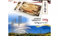 紀州和歌山産天然足赤えび540g（270g×2パック）　化粧箱入