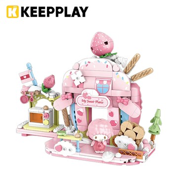 【正版授權】KEEPPLAY 積木公仔 三麗鷗 商店街系列 彼安諾 解壓蛋糕坊 益智玩具 玩具 PIANO 啟蒙積木 Qman - 323264