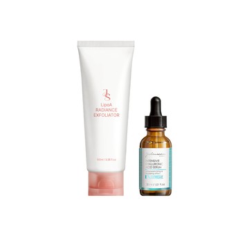 【新品】LipoA煥膚去角質凝露100ml+超水感玻尿酸保濕精華30ml（保濕）