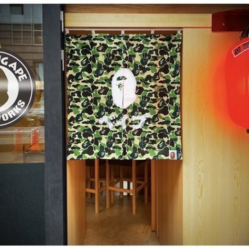AirRoom 全新正品現貨 2022SS BAPE APE ABC CAMO NOREN 門簾 窗簾