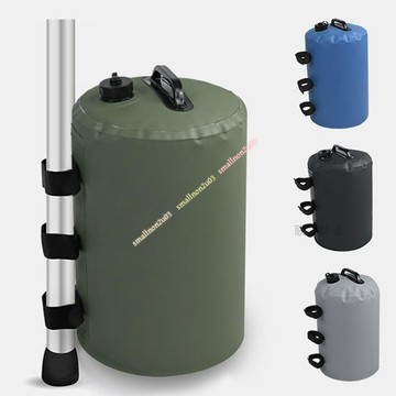 天幕帳篷固定底座遮陽傘固定沙袋防風戶外配重支架防水水袋 可填充水沙穩定傘座 露營沙灘庭院陽台適用加厚耐磨