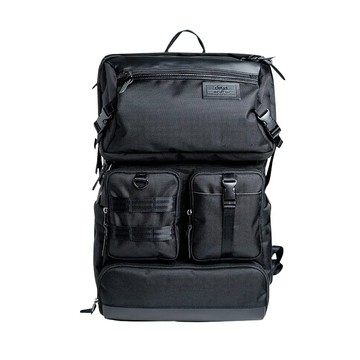 【deya】Cross二合一抗菌機能後背包-黑色