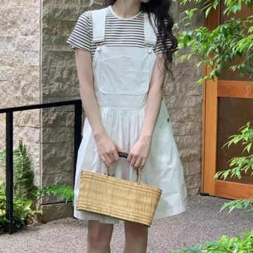 正韓連身裙 俏皮吊帶洋裝SOE1017-創翊韓都