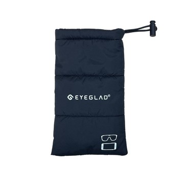 羽絨眼鏡收納袋 - 霧面黑
