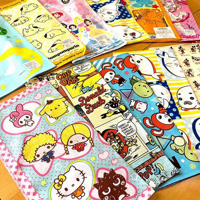 ななちゃん　ハンカチ　女の子柄etc　27枚 女の子 ハンカチ 7枚セット キャラクター おまかせ