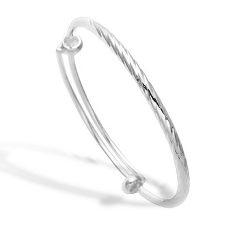 【童樂繪金飾】兒童純銀手鐲手環 轉動幸福 (彌月銀飾 滿月禮)