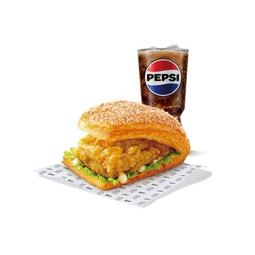 【肯德基】 吮指嫩雞燒餅 套餐(早餐限定) 好禮即享券