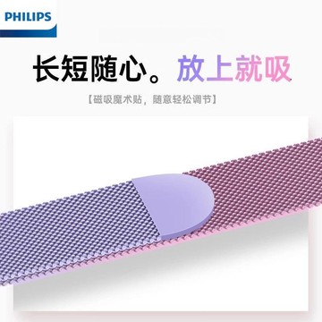 飛利浦適用applewatch9新款s8蘋果s10手錶s9金屬米蘭尼斯漸變錶帶[領邦五金配件]