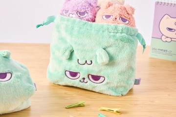 UGLYMEWS大臉造型束口袋-異色MOMO