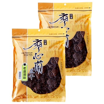 大溪廖心蘭豆干 老道滷味 正統古法製作 香濃有咬勁  110g  2包