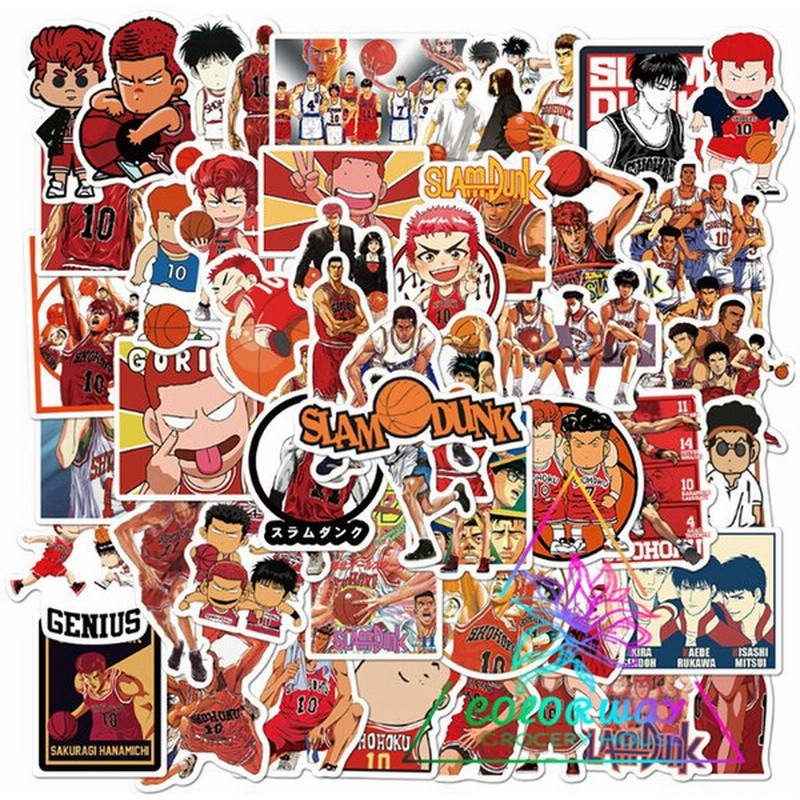 100枚 ステッカー スラムダンク アニメ キャラクター シール 通販 Lineポイント最大get Lineショッピング