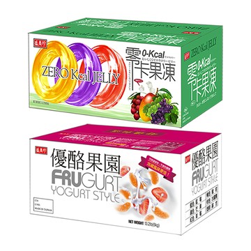 《盛香珍》零卡果凍/優酪果園,6kg/箱