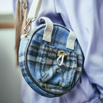 HARRIS 圓餅包 - 藍色