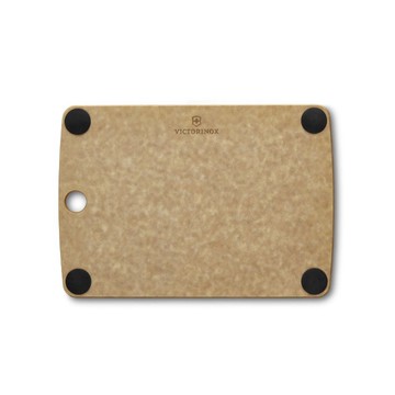VICTORINOX 瑞士維氏 多合一防滑砧板XS(附凹槽) 咖 7.4124