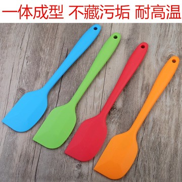烘焙工具耐高溫大號一體式硅膠刮刀奶油蛋糕抹刀鏟牛軋糖攪拌刮板