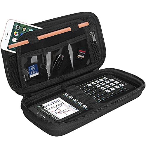 ProCase 電卓用 EVA ハードケース 防水 衝撃吸収 トラベル収納ポーチ 適用機種：Texas Instruments Ti-84 Plus
