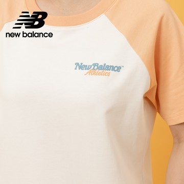 [New Balance]SDS短袖上衣_女性_橘米色_AWT53317DDO