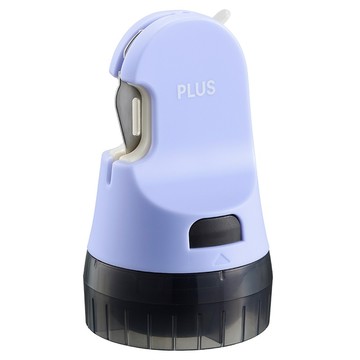 PLUS 普樂士 替換式開箱刀保護章 個人情報保護章 開箱用  淡藍  1個