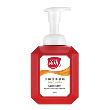 美琪抗菌洗手慕斯 (500ml/瓶)【杏一】
