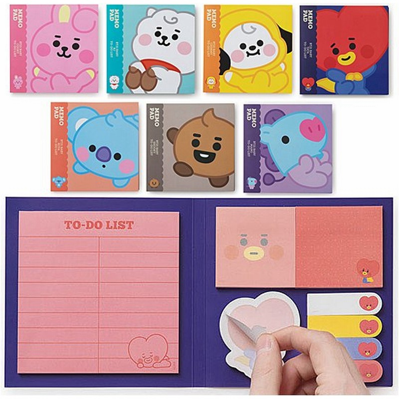 季節のおすすめ商品 Bt21 3m ポストイット Todo 付箋 韓国文具 文房具 Bts 防弾少年団 かわいい 公式 Materialworldblog Com