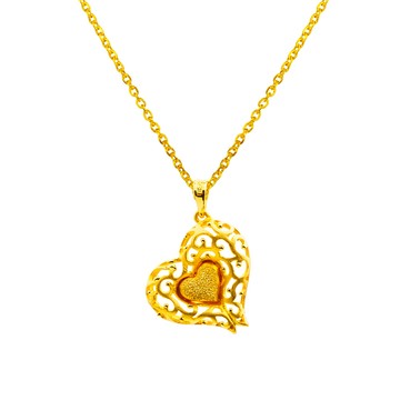 Jove gold JoveGold漾金飾 奇幻夢境黃金墜子 送項鍊