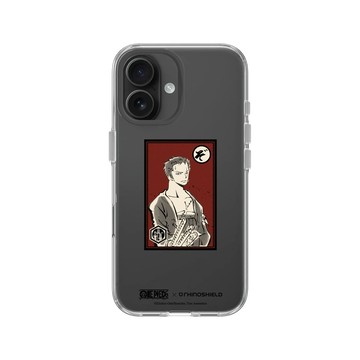iPhone 16 Clear Case（相機按鈕） 透明 - 航海王 One Piece - 角色畫框系列-索隆
